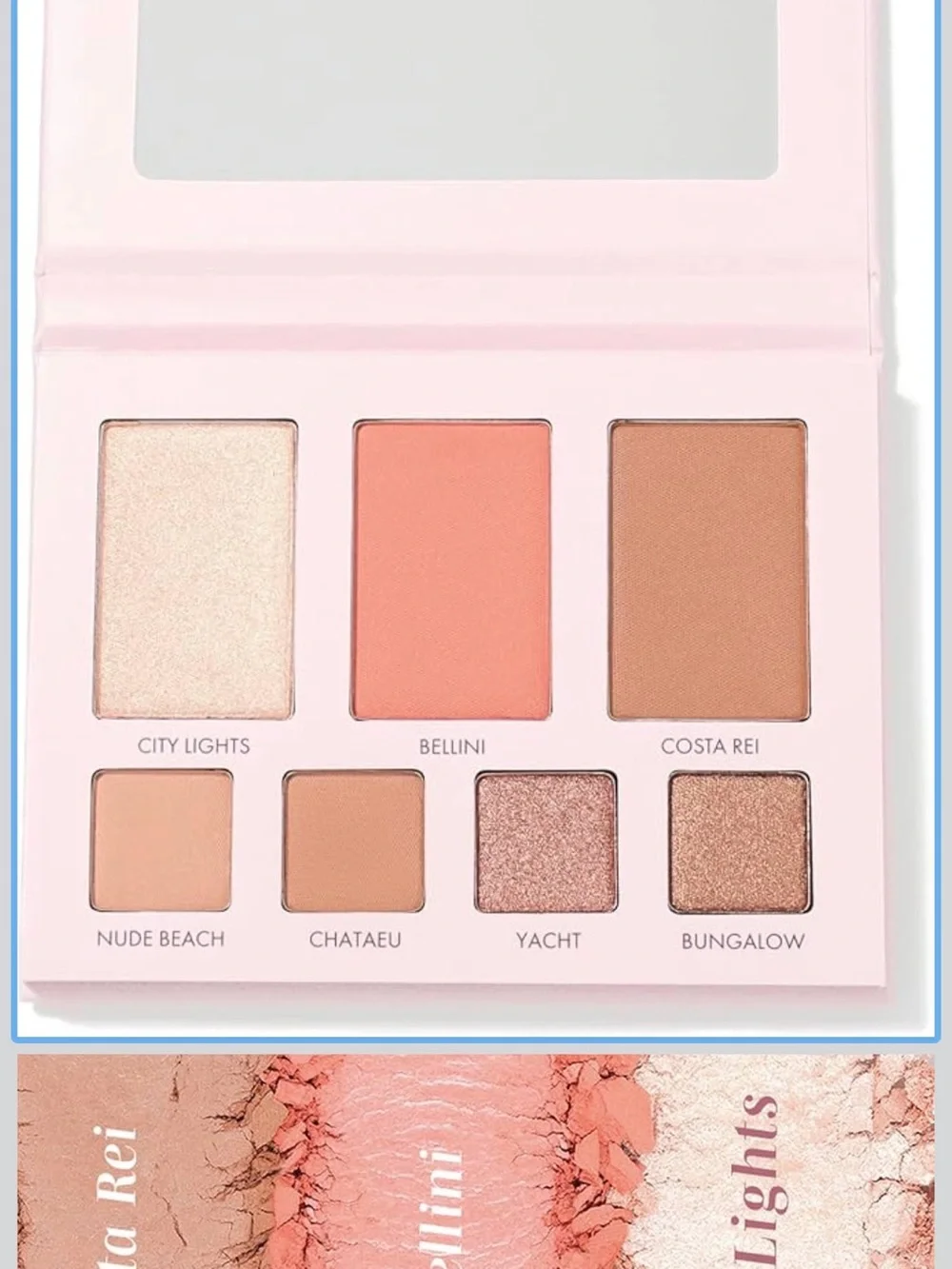 Wander Beauty Peach & Neutral Eye + Face Palette